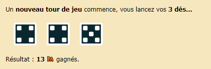 nouveau tour de jeu